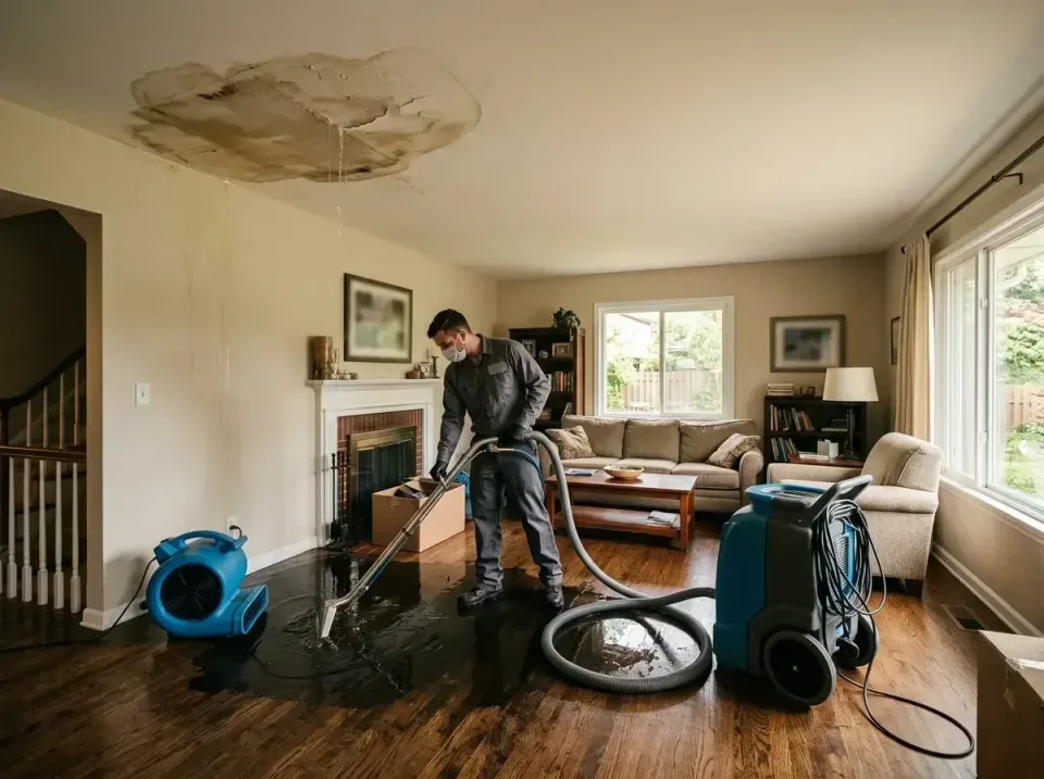 attic-pipe-burst-ceiling-drip-008 — frequently asked questions, Water Damage Restoration & Carpet Care in Zelienople, PA